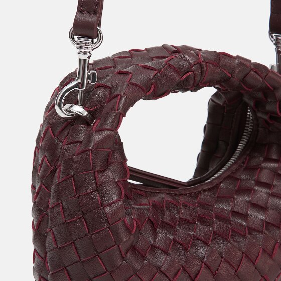 LES VISIONNAIRES Greta Micro weave Torba Skóra 20 cm