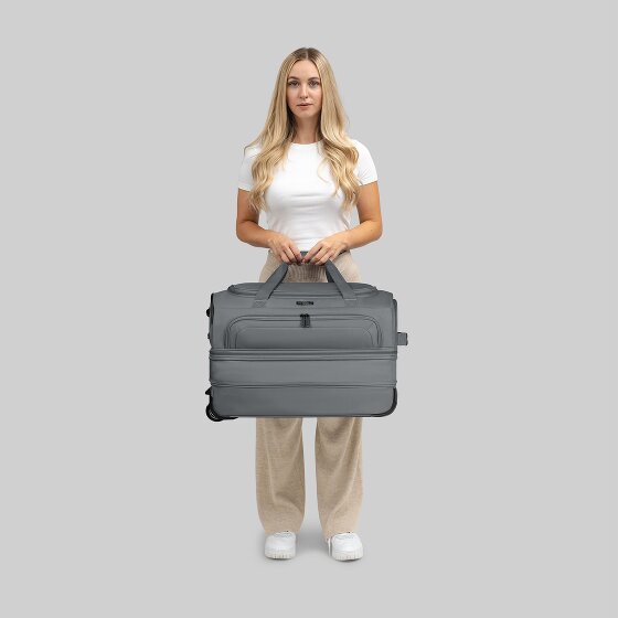 Redolz Torba podróżna na 2 kółkach Duffle Essentials 55 cm M z klapą rozporową