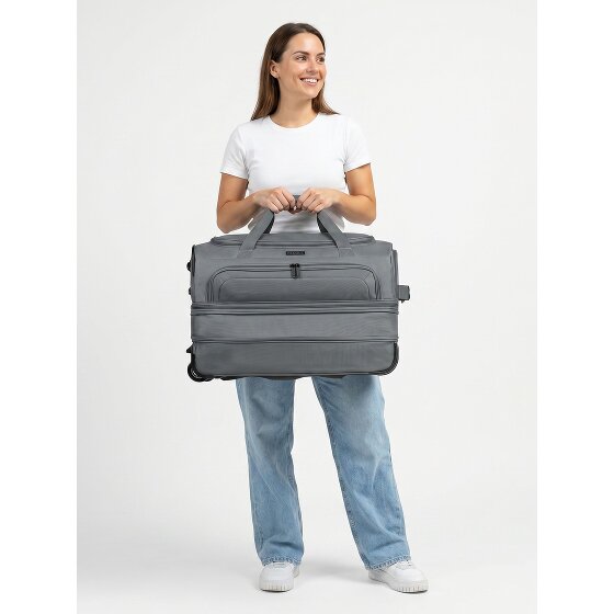 Redolz Torba podróżna na 2 kółkach Duffle Essentials 55 cm M z klapą rozporową