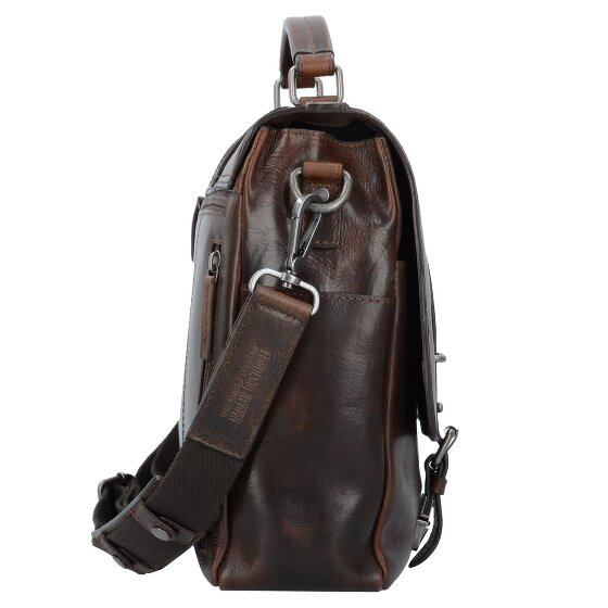 Leonhard Heyden Teczka Roma skórzana 39 cm przegroda na laptopa