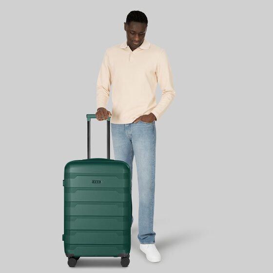 d&n South Dakota 4 kółka Walizka M 66 cm z plisą rozprężną