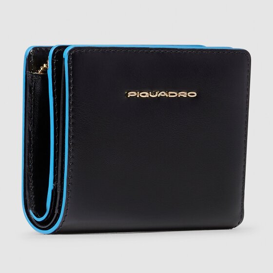 Piquadro Blue Square Portfel Ochrona RFID Skórzany 11 cm