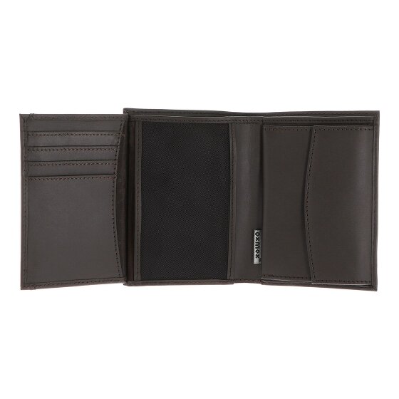 oxmox Leather Portfel Ochrona RFID Skóra 10 cm