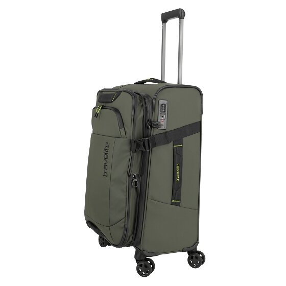 Travelite Briize 4 kółka Walizka M 67 cm z plisą rozprężną