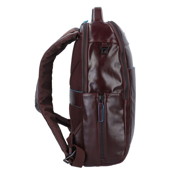 Piquadro Blue Square Revamp Plecak biznesowy Skórzany 37 cm Komora na laptopa