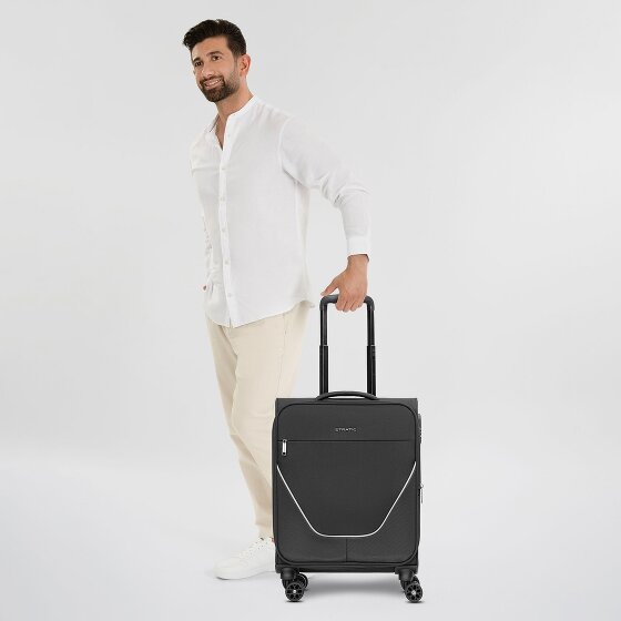 Stratic taska 4-kołowy wózek kabinowy S 55 cm z plisą poszerzającą