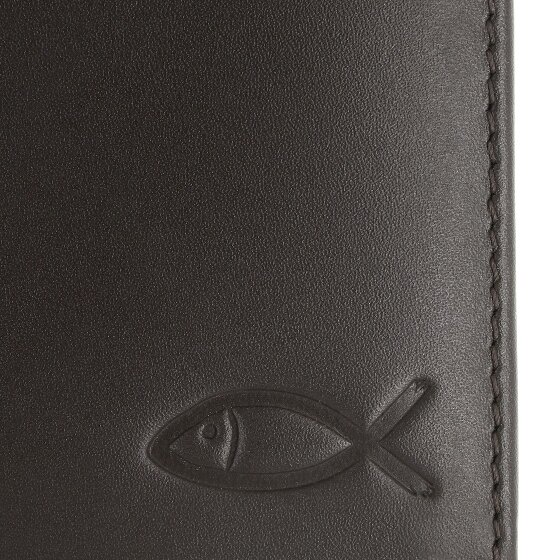oxmox Leather Portfel Ochrona RFID Skóra 10 cm