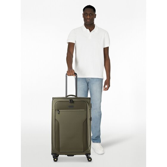 d&n Travel Line 9704 4 kółka Walizka L 78 cm z funkcją poszerzenia