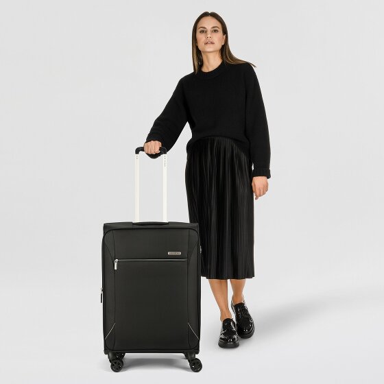 Samsonite Base Breeze 4 kółka Walizka 67 cm z plisą rozprężną