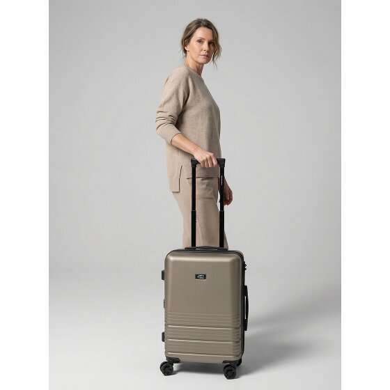 camel active Hanoi 4 kółka Walizka kabinowy S 55 cm z plisą rozprężną