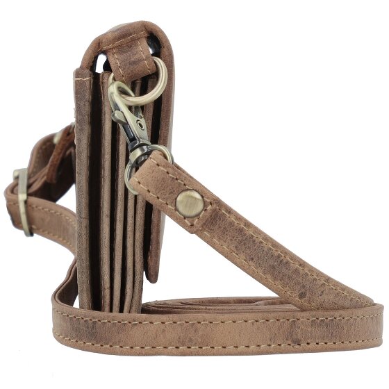 Greenburry Vintage Kopertówka Ochrona RFID Skórzany 20 cm