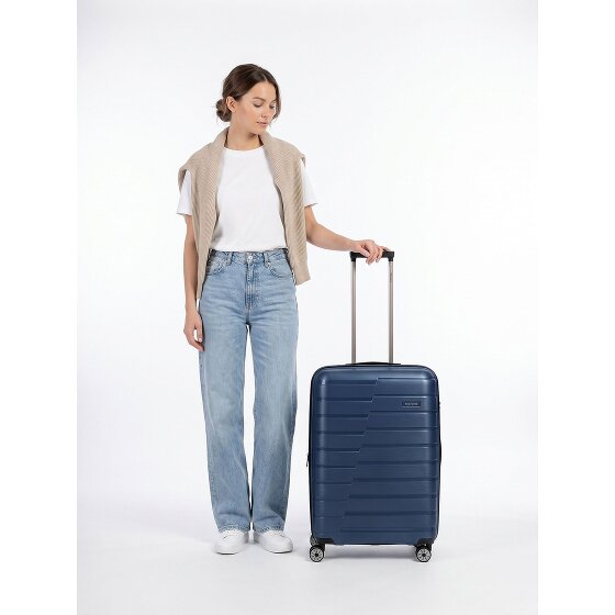 Travelite Air Base 4 kółka Walizka 67 cm z funkcją poszerzenia