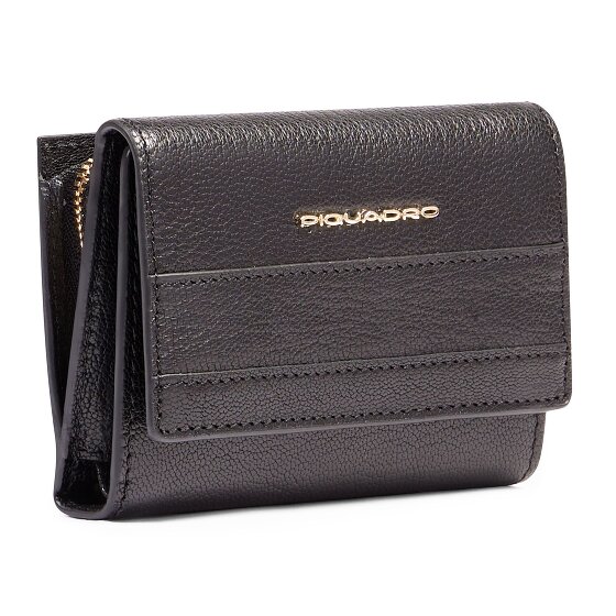 Piquadro Patricia Portfel Ochrona RFID Skórzany 9 cm