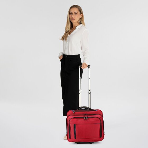 Dermata 2 kółka Walizka biznesowa 38 cm Komora na laptopa