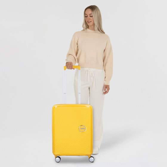 American Tourister Soundbox 4 kółka Walizka kabinowa 55 cm z funkcją poszerzenia