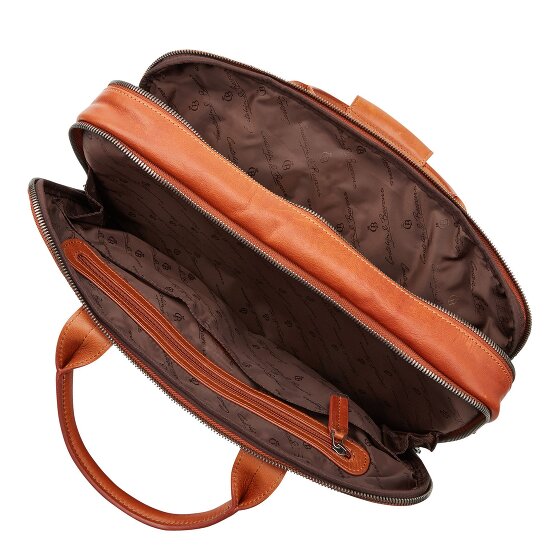 Castelijn & Beerens Firenze Briefcase RFID Leather 43 cm Komora na laptopa