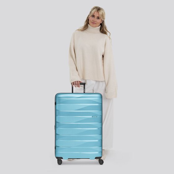 Bergpfeil Wózek podróżny 4-kołowy L 75 cm z plisą rozporową