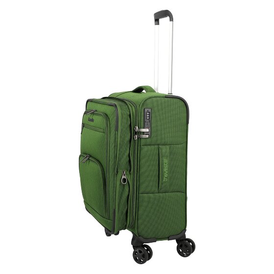 Travelite Cubis 4 kółka Walizka kabinowa S 55 cm z funkcją poszerzenia