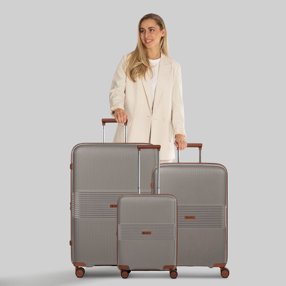 Farmhood Eco Edition 02 4 kółka Zestaw walizek 3-części z plisą rozprężną