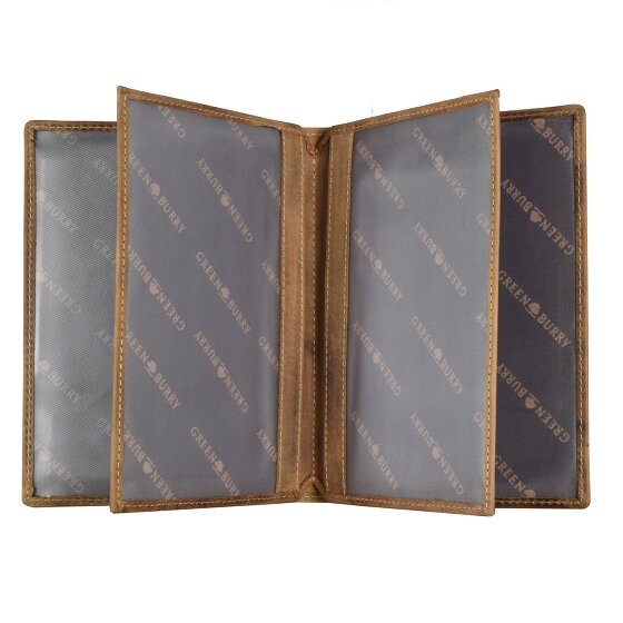 Greenburry Vintage Deer ID Case Leather 12 cm