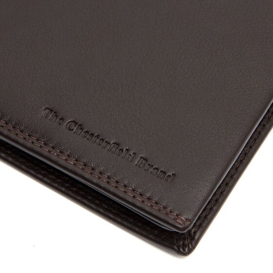The Chesterfield Brand Hanson Portfel Ochrona RFID Skórzany 9.5 cm