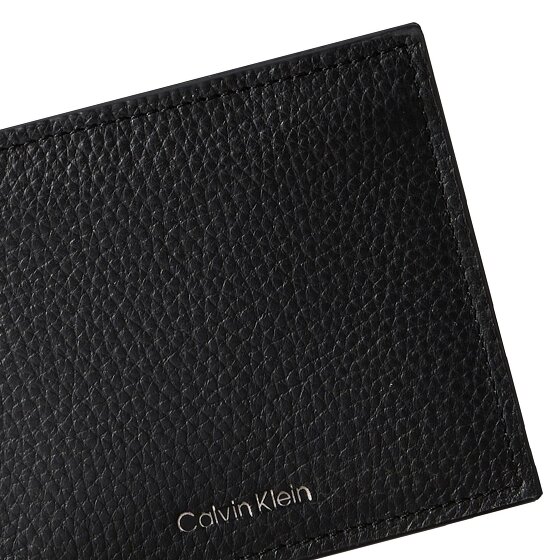 Calvin Klein CK Leather Portfel Ochrona RFID Skórzany 11 cm