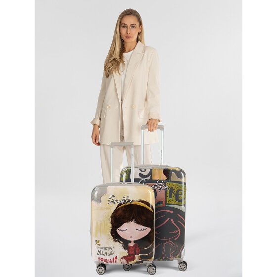 Anekke Muse 4 kółka Zestaw walizek 2-części z plisą rozprężną