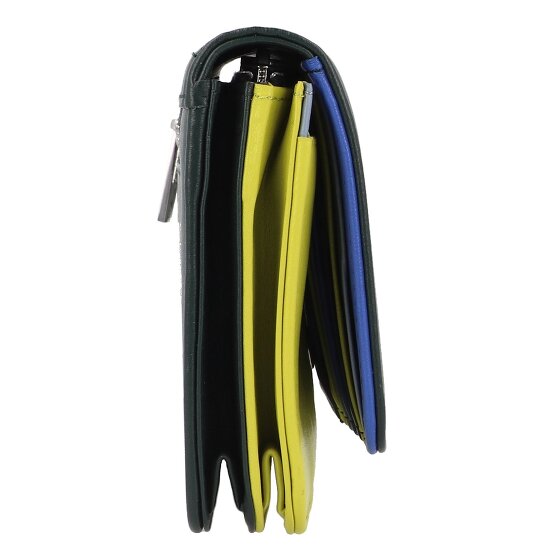 DuDu Canarie Portfel Ochrona RFID Skóra 17.5 cm