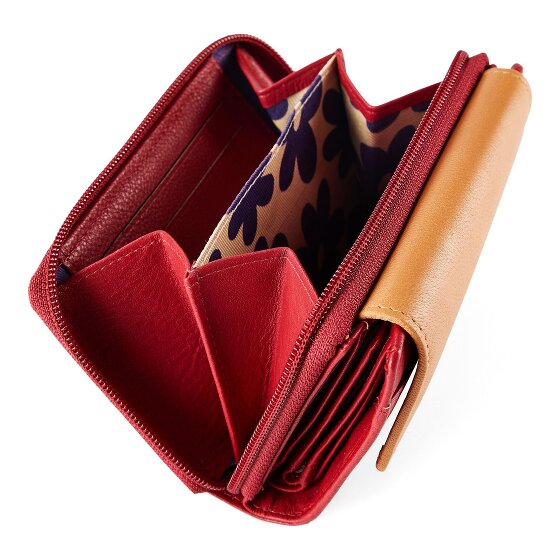 Greenburry Nappa Portfel Ochrona RFID Skórzany 14 cm