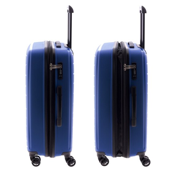 Gladiator 1700 4 kółka Walizka 68 cm z plisą rozprężną