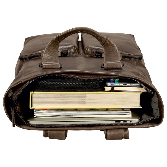 Leonhard Heyden Porto Plecak biznesowy Skórzany 40 cm