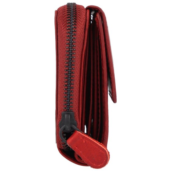 Jack Kinsky Risör Portfel Ochrona RFID Skórzany 14 cm