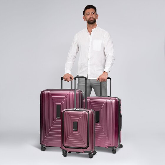 Redolz Essentials 14 4 kółka Zestaw walizek 3-części z plisą rozprężną