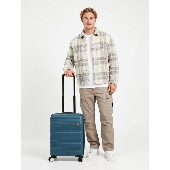 American Tourister Checkline 4 kółka Walizka kabinowa 55 cm