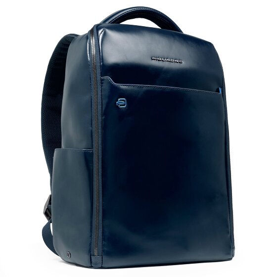 Piquadro Blue Square Plecak Skórzany 29 cm Komora na laptopa