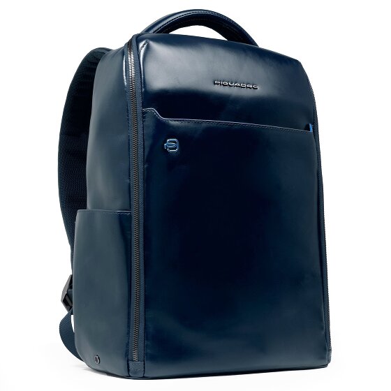 Piquadro Blue Square Plecak Skórzany 29 cm Komora na laptopa
