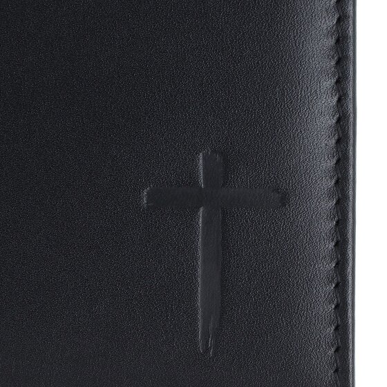 oxmox Leather Portfel Ochrona RFID Skóra 12 cm