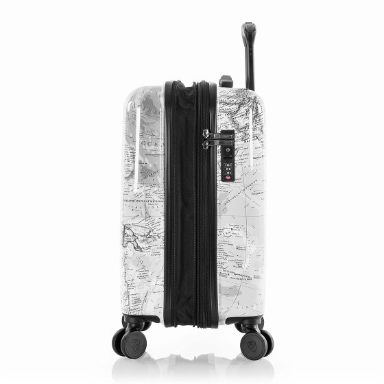 Heys Black Camo 4 kółka Walizka kabinowy S 53 cm z plisą rozprężną