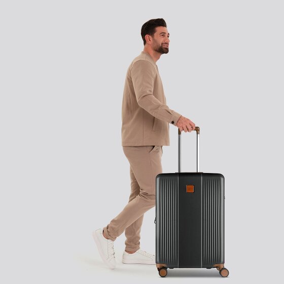 Bric's Ferrara 4 kółka Walizka M 67 cm z plisą rozprężną