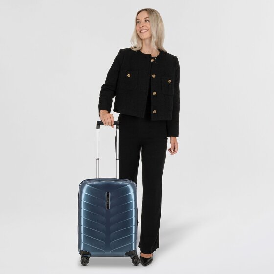 Samsonite Attrix 4 kółka Walizka kabinowy 55 cm z plisą rozprężną