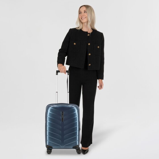 Samsonite Attrix 4 kółka Walizka kabinowy 55 cm z plisą rozprężną