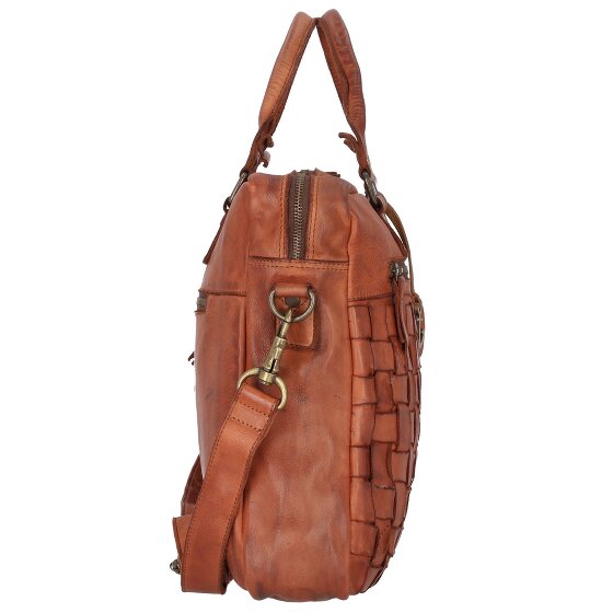 Harbour 2nd Skórzana aktówka Cool Casual Aris z przegrodą na laptopa 40 cm