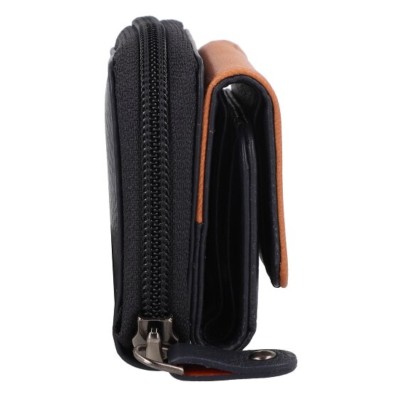 Greenburry Nappa Portfel Ochrona RFID Skórzany 11 cm