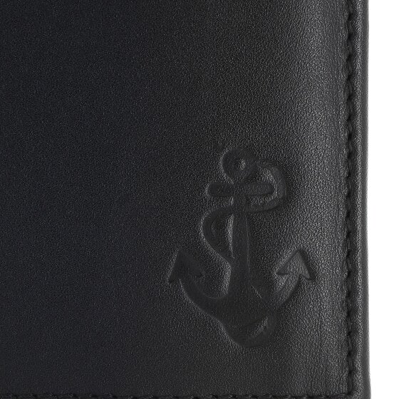 oxmox Leather Portfel Ochrona RFID Skóra 13 cm