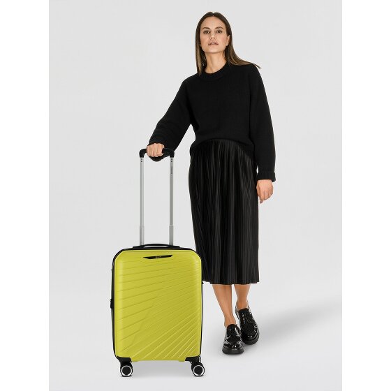 Benzi 5808 4 kółka Walizka kabinowy 55 cm z plisą rozprężną