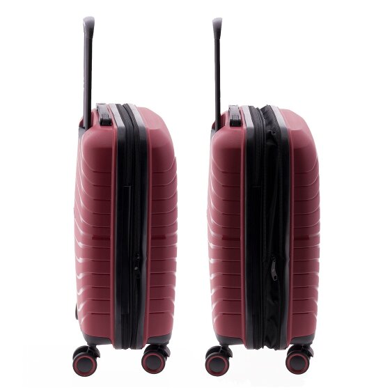 Gladiator 3400 4 kółka Walizka kabinowy 55 cm z plisą rozprężną