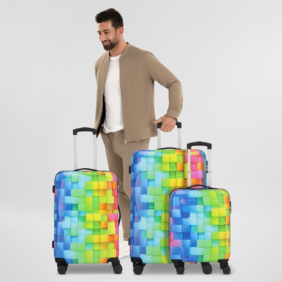 Nowi Santa Cruz 4 kółka Zestaw walizek 3-części