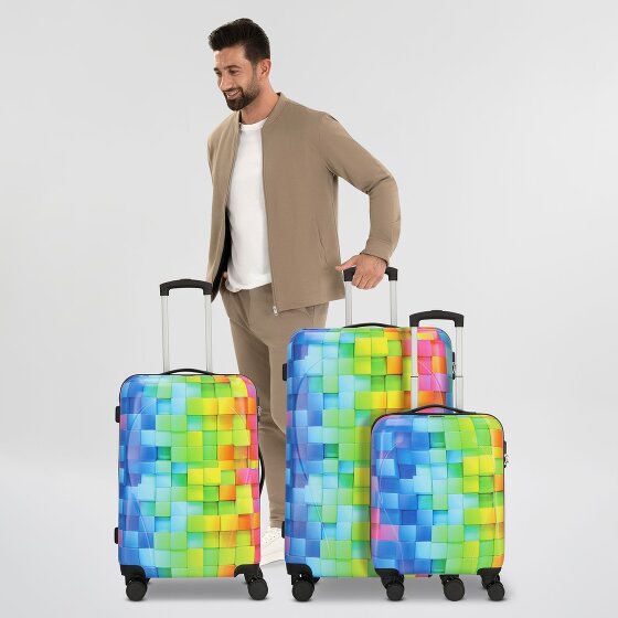 Nowi Santa Cruz 4 kółka Zestaw walizek 3-części