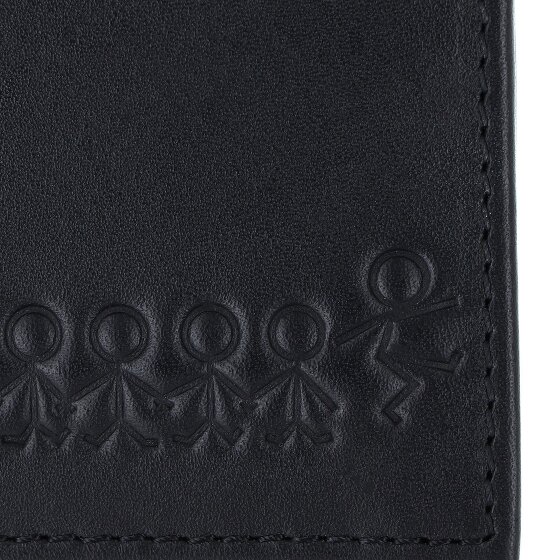oxmox Leather Portfel Ochrona RFID Skóra 11 cm
