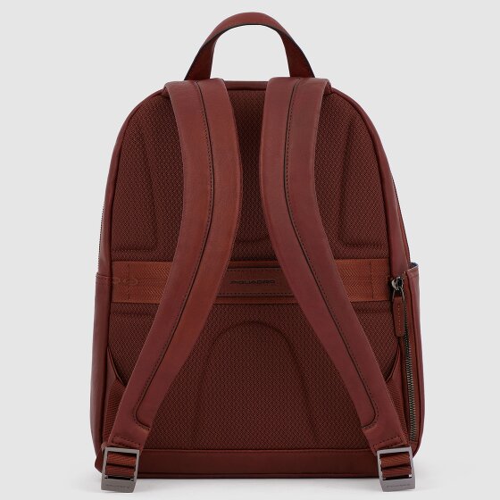 Piquadro Black Square Plecak Skórzany 36 cm Komora na laptopa